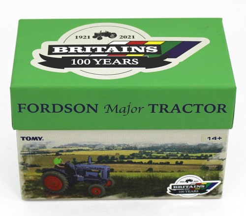 1:32 ERTL BRITAINS *100 YEARS EDITION* Fordson Major Tractor w/Farmer *NIB* - Picture 4 of 4