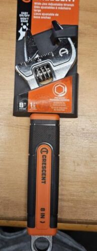 Crescent 8" Wide Jaw Adjustable Wrench - AC38CVS Made In USA - Picture 12 of 14