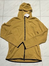 Nike Tech Essentials Jacket Gold Black Hooded Full Zip Men M DX0822-725
