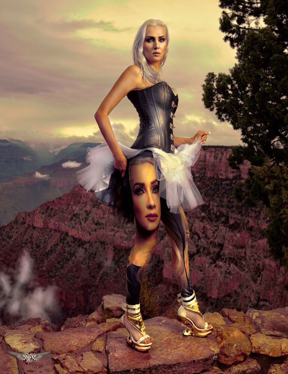 HADES HADES HADES SOLARA Alternative Punk White gold Studded Wedges Platforms Iceberg Heels f4704f HADES HADES HADES SOLARA Alternative Punk White gold Studded Wedges Platforms Iceberg Heels f4704f