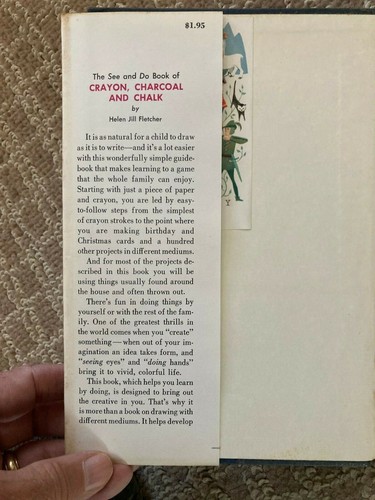 The See and Do Book Of Crayon Chalk Charcoal Helen Jill Fletcher HCDJ1st 1959 - Picture 4 of 5