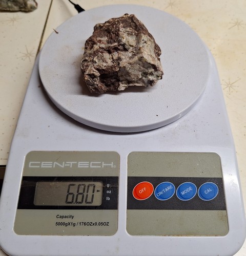 Prehnita con calcita en basalto de minas de cobre Michigan Keweenaw - Imagen 8 de 8