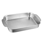  Edelstahl-Dinner-Platten-Fisch-Dampf-Platten-Lebensmittel-Servierfach mit