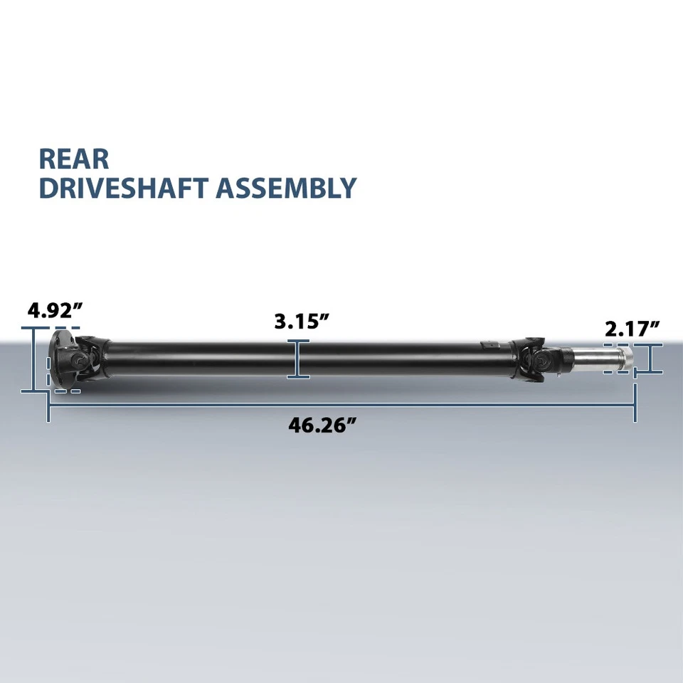 FITS CHEVROLET S10/ S15 4.3L 2WD 1994-1998 1999 2000 2001 2002 2003 Drive Shaft Foto 3 de 4