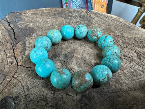 Old Chinese Turquoise Bracelet - Bild 4 von 4