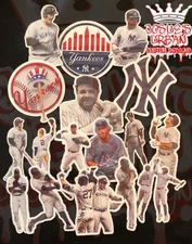 17 pcs Stickers: New York Yankees Glossy Stickers