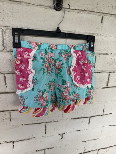 Wild Flowers Girls Shorts Size 6 Floral Boutique