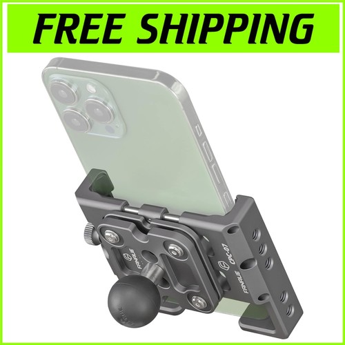 Durable Aluminum Motorcycle Phone Holder with 1" Ball Head - Easy Installation - 第 1/11 張圖片