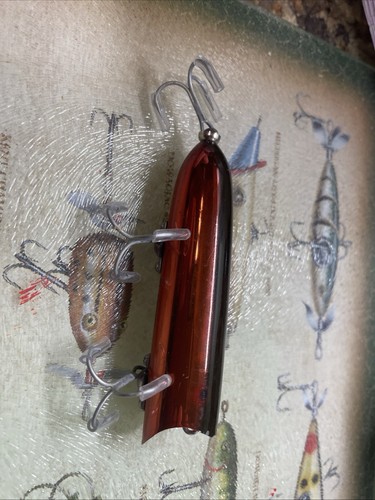 Heddon Dowagiac LUCK 13 Kunstköder in Burnt Orange mit schwarzem Blended Top Lucky 13 - Bild 18 von 19