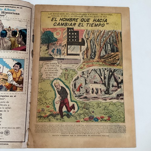 FUMETTI SPAGNOLI TITANES PLANETARIOS #252 NOVARO MESSICO = STRANE AVVENTURE 188 - Foto 4 di 6