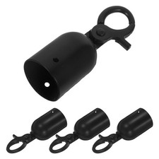 4 Pcs Rope End Stop Hook Decking Stopper Cord Caps for Barrier Ropes
