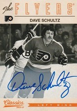 2012-13 Classics Signatures Autographs #67 Dave Schultz