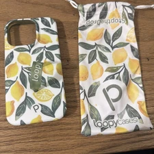 iPhone 14 Pro Loopy Case Lemon Grove Bows Lefty
