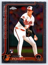 2025 Topps Chrome – 140 Cade Povich Baltimore Orioles RC