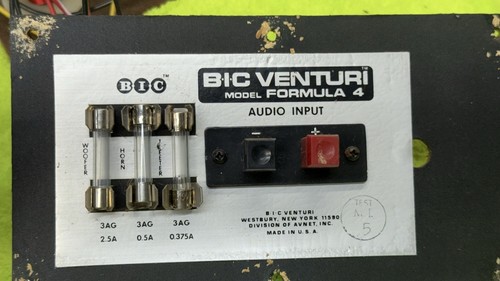 2X Vintage BIC Venturi Formula 4 Speakers CROSSOVERS Connectors WORK GREAT 🔥🔥 - Picture 3 of 13
