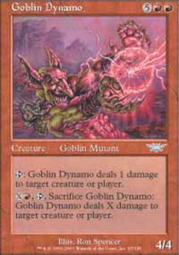 4x MTG Goblin Dynamo - Foil, Moderate Play, English Legions - Picture 1 of 1