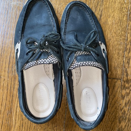 Zapatos de barco Sperry Koifish de colección para mujer 6,5 negros dos tonos - Imagen 7 de 11