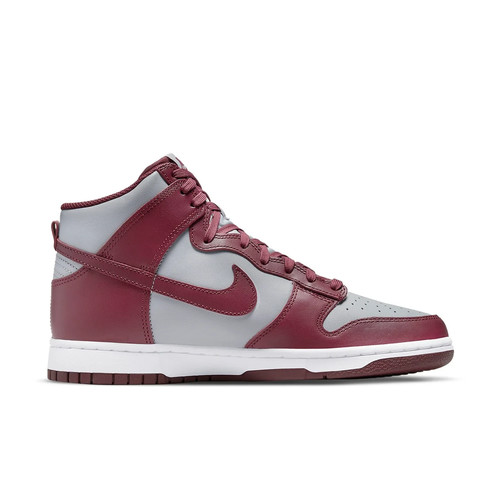 Nike Dunk High Retro DD1399-600 Sneakers Mens Dark Beetroot Gray Lifestyle Shoes - Picture 3 of 12