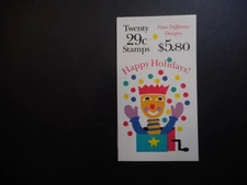 Scott 2795-98a, 29 cent, Holiday Celebration, Booklet