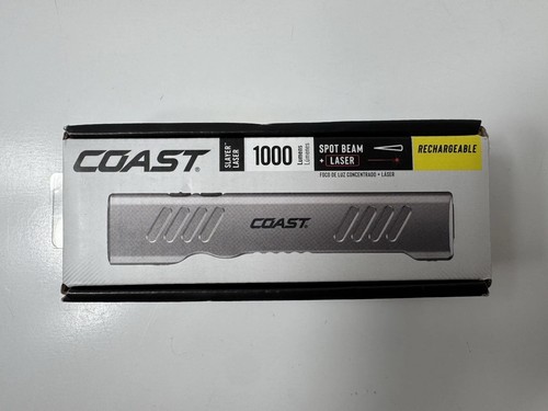 Coast Slayer Laser 1000 Lumen Usb-c Rechargeable Led Flashlight With Pocket Clip