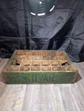 Vintage Shivar Ginger Ale Wooden Crate Shelton SC