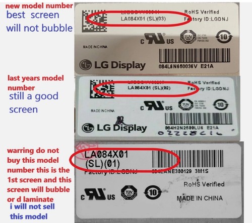 17-21 OEM Replacement 8.4" Uconnect 4C UAQ LCD Touch Screen LA084X01 (SL)(03) - Bild 3 von 7
