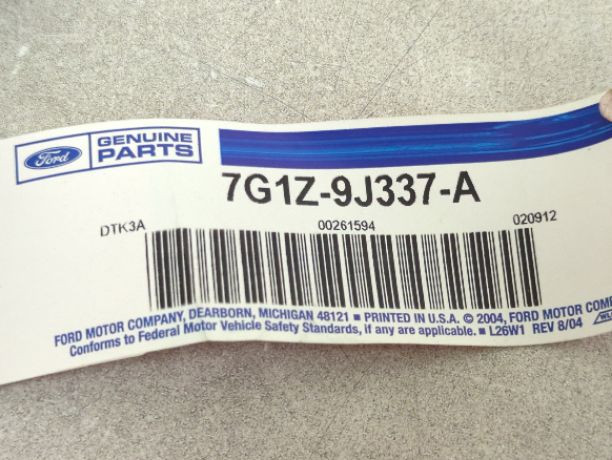 2点 New OEM Genuine Ford Fuel Line Vapor 2009 Lincoln MKS AWD