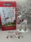 Christmas Reindeer Wine Charm Set Metal 12 Glass Charms Pier 1 Imports