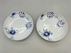   Blue Fluted Mega 皿 21cm Royal Copenhagen Blue Fluted Mega | artedona.