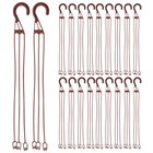  25 Pcs Garden Basket Hangers Flower Planter Hook Heavy Duty Outdoor