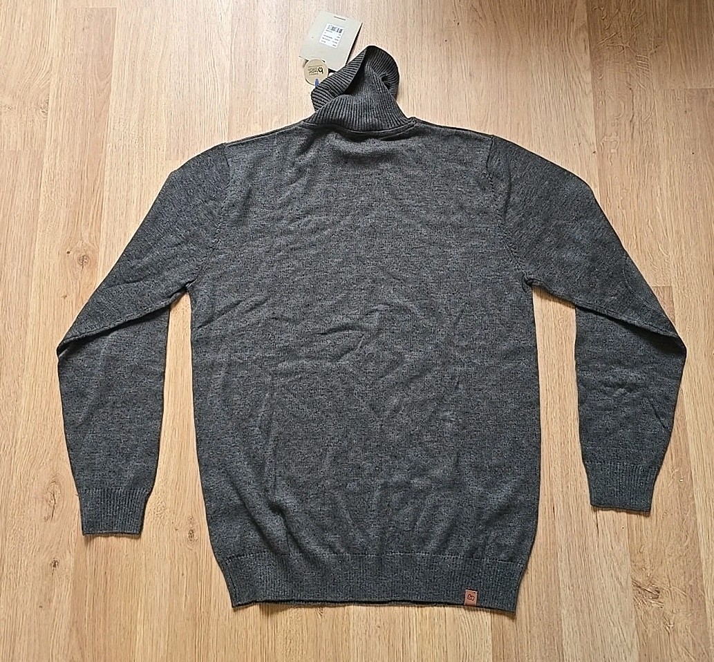 Rollkragenpullover Blend Grau Gr. M