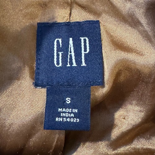Gap Größe Small Camel Reißverschluss Knebel Wollmischung Jacke Mantel - Bild 8 von 9