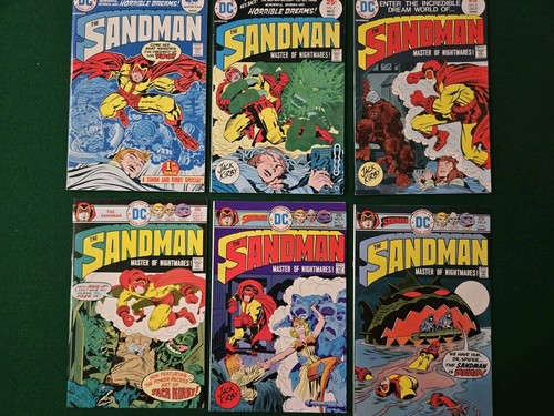 Sandman # 1 - 6 Full Run Higher Grade 1974 Kirby Lot of Six Issues - Bild 1 von 17