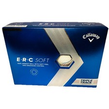CALLAWAY E.R.C. SOFT TRIPLE TRACK GOLF BALLS White (ONE DOZEN) (open Box)