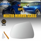 For 2017-2023 Tesla Model 3 Driver Side Heated Mirror Glass w/ Backing Plate