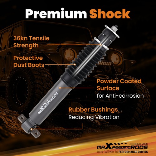 Front Shock Absorbers For Ram 1500 Classic 2WD 2019-2022 Fit 0"-2" Lift Kit - Picture 7 of 17