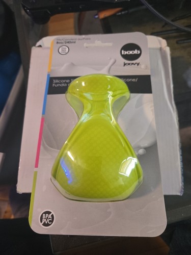 Joovy Boob Silicone Bottle Sleeve 8 Ounce Green Baby - Picture 3 of 4