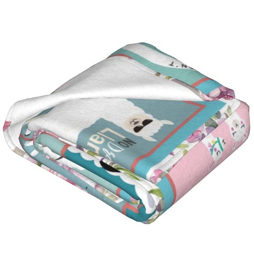 Alpaca Blanket Llama Throw Blanket Soft Fleece Flannel Bedding Alpacas Gifts ... - Bild 7 von 9