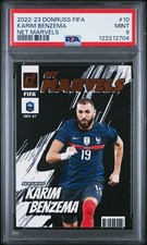 2022 Panini Donruss Fifa Net Marvels #10 Karim Benzema Net Marvels