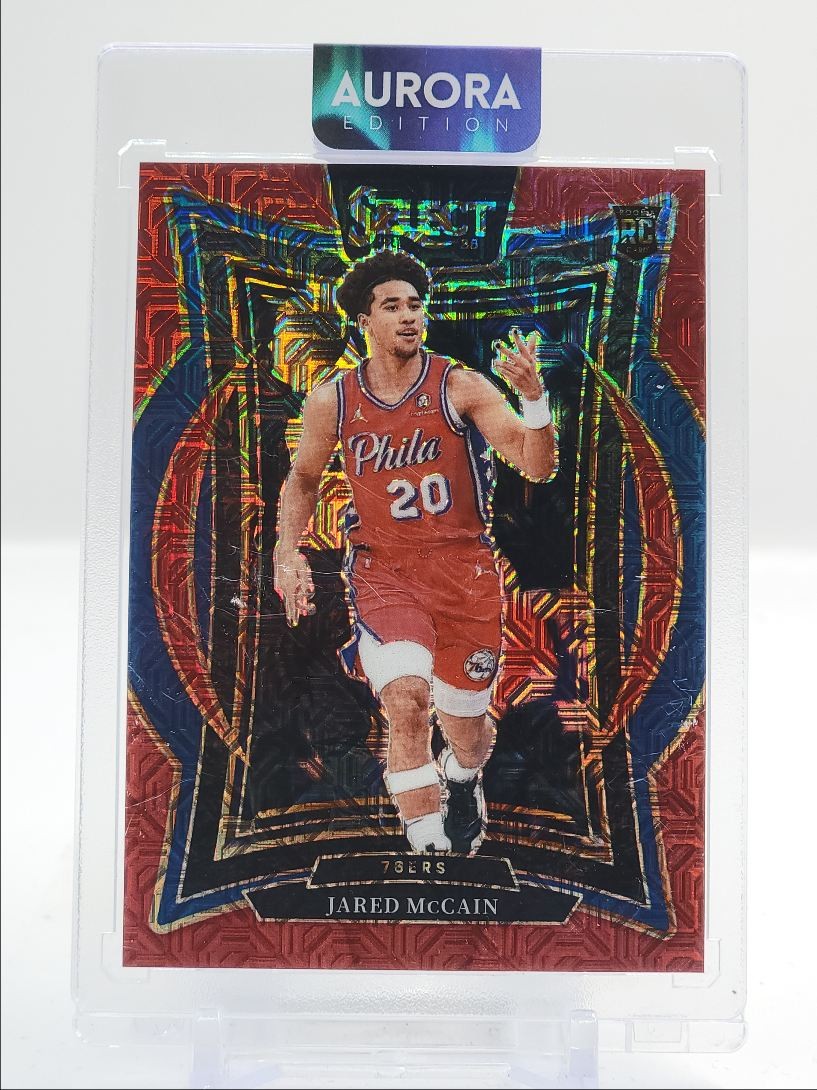 JARED MCCAIN 2024-25 SELECT CONCOURSE ROOKIE RED MOJO PRIZM RC /20 Q1569