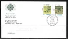 Canada 1988 - #1196a Olympics Pair FDC - British American Bank Note Cachet