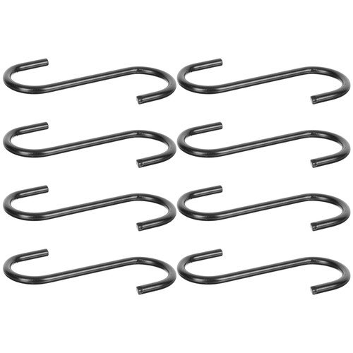 8Pcs Sturdy Iron Hanging Hooks Flowerpot Hooks Practical Garden Towel Hangers - Picture 6 of 12