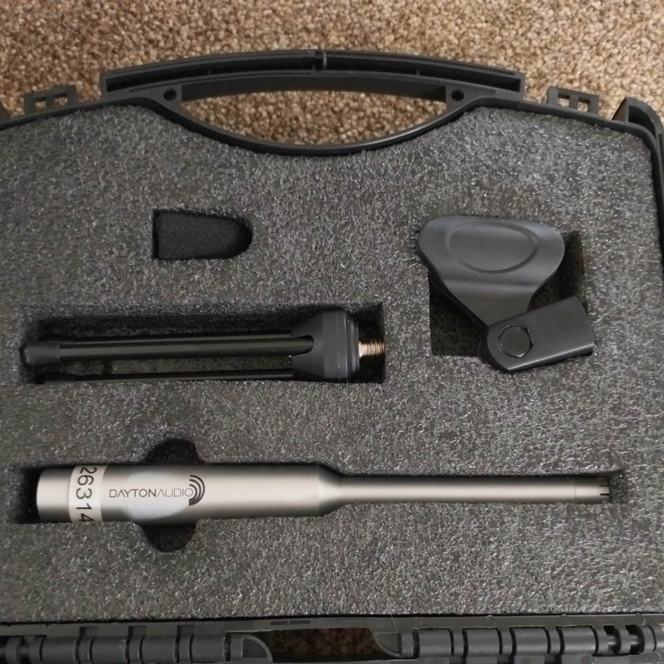 Dayton Audio EMM-6 - XLR Measurement Microphone - Clip/Tripod/Shield - FREE P&P - Image 4 of 4