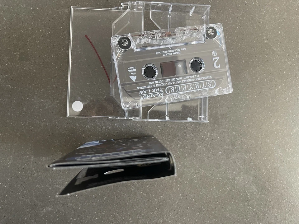 Stryper – Against The Law- 1990 Heavy Metal Cassette, Album FULLY TESTED - Image 3 of 3
