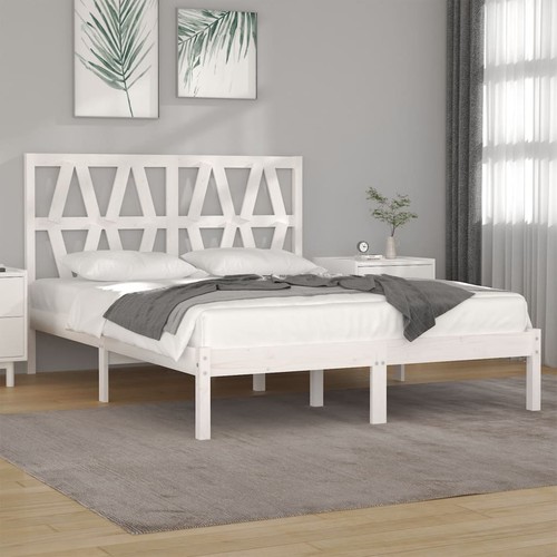 Estructura de Cama Somier Mueble de Dormitorio Madera Maciza de Pino vidaXL - Imagen 8 de 144