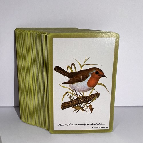 Vintage Hoyle Playing Cards Birds 2 Decks Robin & Goldfinch USA - Picture 4 of 8