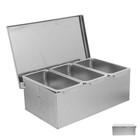  Gewürzbox aus Edelstahl: Gewürzbox mit Deckel und Löffel, Gewürzbehälter,