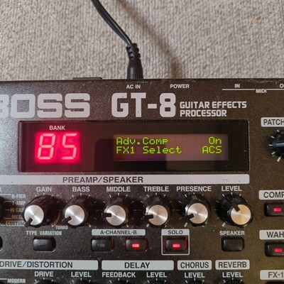Boss GT-8 Multi-Effects Guitar Effect Pedal for sale online