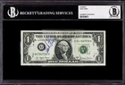 **RARE** Hank Stram Signed $1 One US Dollar Bill Encapsulated Beckett BAS