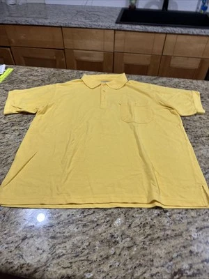 HABAND POLO SHIRT Men’s Large, Yellow, Preowned Good Condition Golf/casual - Image 1 of 4